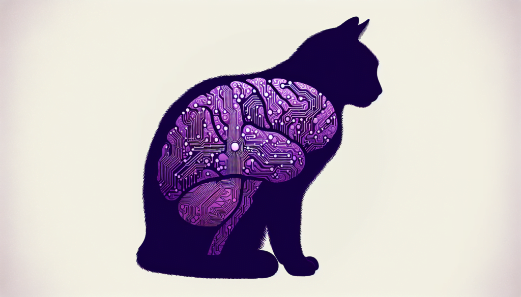 cerveau detaille violet motifs circuits complexes silhouette chat domestique organique technologique.jpg